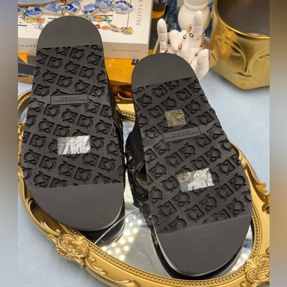 🆕 DONNA KARAN NEW YORK 🧿 NWOB Harisa X-Band Slip On Espadrille Sandal, Sz US 7 - Picture 14 of 15